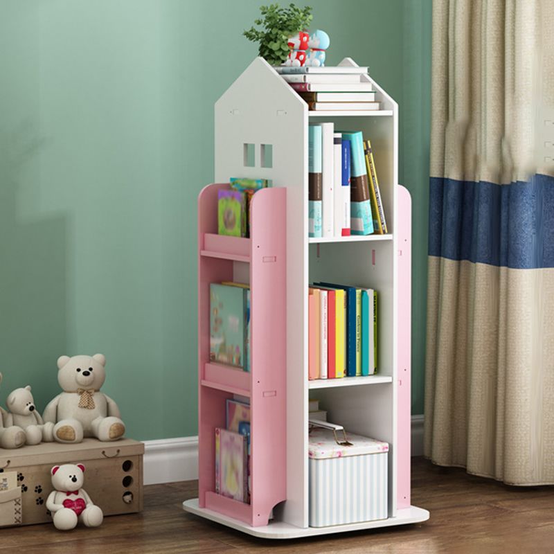 Scandinavian Open Back Standard Bookshelf Engineered Wood Bookcast