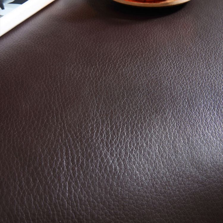 Canapé de bras carré en cuir authentique noir contemporain avec oreillers