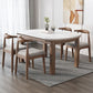 Contemporary Round Extendable Dining Table Sintered Stone Dining Table for Kitchen Clearhalo ' dining_table' 'Dining Tables & Seating' 'Dining Tables' 'furn' 'furn_dining_table' 'Furniture' 'furniture_dining_table' 'Kitchen & Dining Furniture' 'kitchen&dining_furn' 'kitchen' 'kitchen_dining_table' 1200x1200_aaf41a90-cc99-4c62-b02a-f6c01fc93ff7