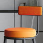 Modern Armless Backrest Counter Stool Iron Dining Room Bar Stool with Leather Cushion Clearhalo 'Bar Furniture' 'Bar Stools' 'bar_stools' 'furn' 'furn_bar_stools' 'Furniture' 'furniture_bar_stools' 'Kitchen & Dining Furniture' 1200x1200_aaf45eea-7f1f-41ad-9fc6-359e8b1d998e