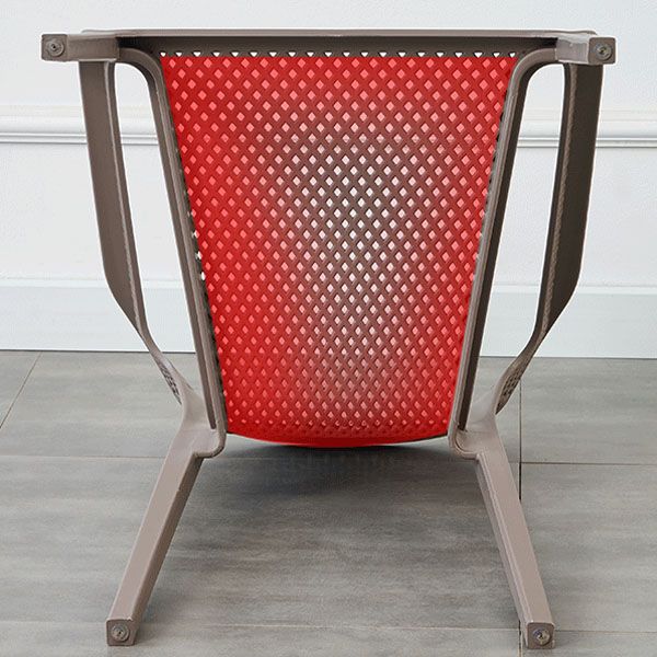 Plastic Scandinavian Kitchen Dining Room Chair Solid Back Armchair Clearhalo ' kitchen&dining_furn' 'Dining Chairs' 'Dining Tables & Seating' 'dining_chair' 'furn' 'furn_dining_chair' 'Furniture' 'furniture_dining_chair' 'Kitchen & Dining Furniture' 'kitchen' 1200x1200_aaf610a6-3347-4fe0-9314-8ad9bbc314e2