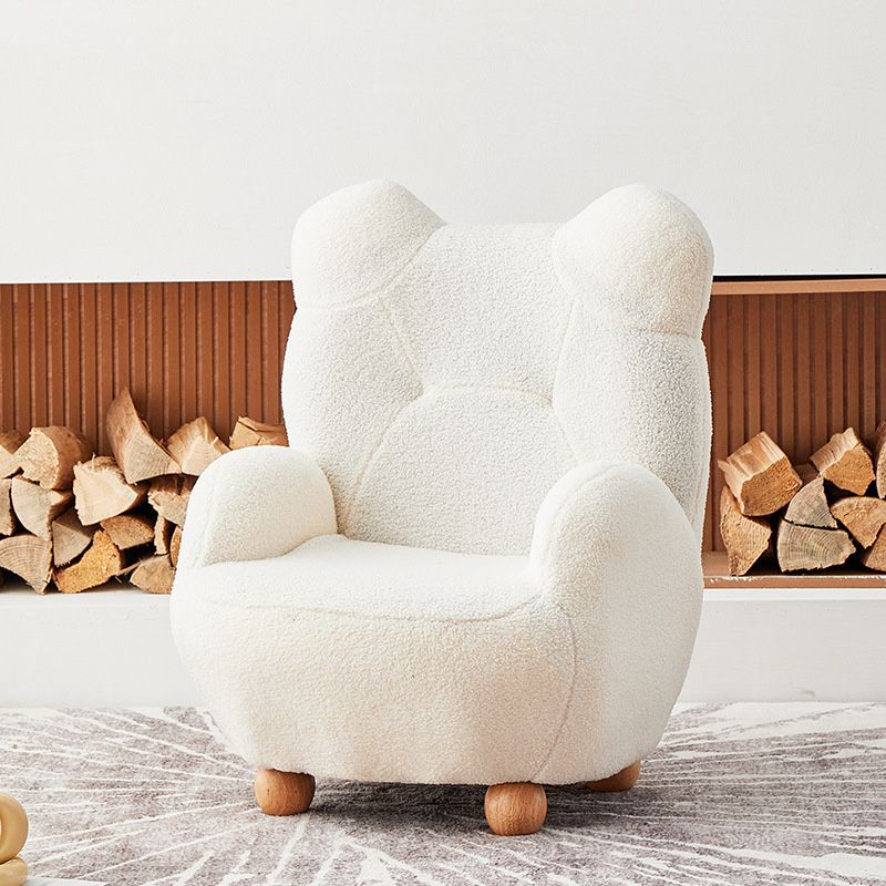 Wool Chair Arms Included Basic Four Legs Chair for Living Room Clearhalo 'Accent Chairs' 'accent_chairs' 'Chairs & Seating' 'furn' 'furn_accent_chairs' 'Furniture' 'furniture_accent_chairs' 'Living Room Furniture' 1200x1200_aaf8fe3f-8105-4f0c-8cf6-73a074285ed4