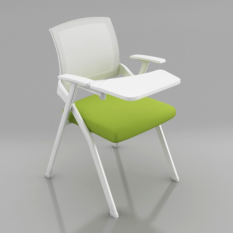 Silla de conferencia de estilo moderno silla de escritorio de metal con brazo para la oficina