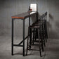 Industrial Rectangle Bar Table Set 1/5 Pieces Solid Wood Counter Table Clearhalo 'Bar Furniture' 'furn' 'furn_home_bar_bar_sets' 'Furniture' 'Home Bars & Bar Sets' 'home_bar_bar_sets' 'Kitchen & Dining Furniture' 1200x1200_aafbd8d3-c9cd-494c-9e21-61e7ea2d94ed