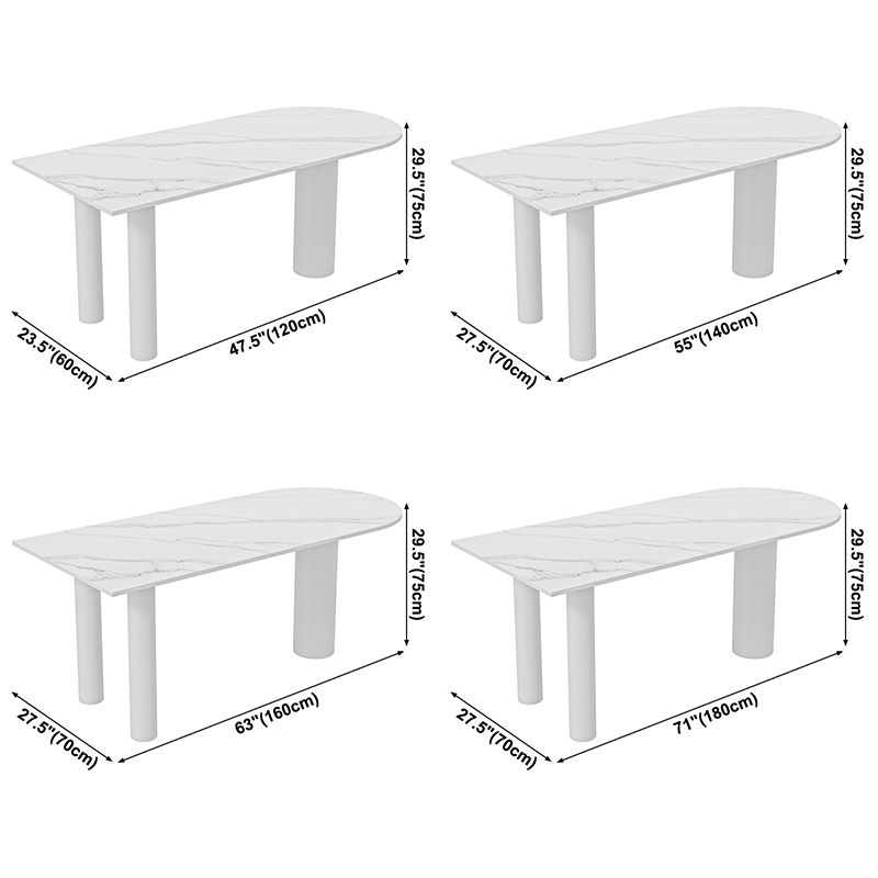 Solid Wood Contemporary Free Form Dining Table Sintered Stone Table for Dining Room and Kitchen Clearhalo ' dining_table' 'Dining Tables & Seating' 'Dining Tables' 'furn' 'furn_dining_table' 'Furniture' 'furniture_dining_table' 'Kitchen & Dining Furniture' 'kitchen&dining_furn' 'kitchen' 'kitchen_dining_table' 1200x1200_aafc871a-4435-4509-aa79-2a8fc54fba6a