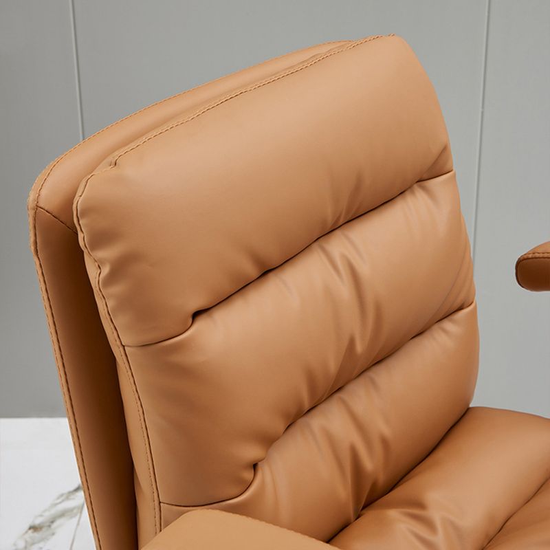 Contemporary Arm Chair Upholstered Adjustable Seat Height Office Chair Clearhalo 'furn' 'furn_office_chair' 'Furniture' 'Office Chairs' 'Office Furniture' 'office_chair' 1200x1200_aafe0a4a-66e2-473e-9c07-bf1a29d7f238