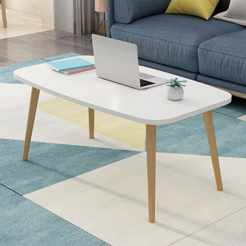 Modern Style Manufactured Wood Cocktail Table 4 Legs Coffee Table Clearhalo 'Coffee & Accent Tables' 'Coffee Tables' 'coffee_tables' 'furn' 'furn_coffee_tables' 'Furniture' 'Living Room Furniture' 1200x1200_aaff3b30-4d12-46e2-9625-3e19cc1b76d8