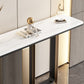 Tabella di accento glam largo 13 "Tabella dell'accento della console rettangolo di pietra
