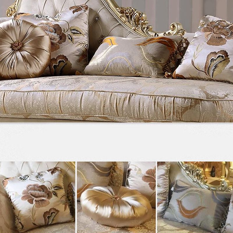 Glam Upholstered Chaise Lounge Couch Wood Chaise Lounge Chair Clearhalo 'Chairs & Seating' 'Chaise Lounge' 'chaise_lounge' 'furn' 'furn_chaise_lounge' 'Furniture' 'Living Room Furniture' 1200x1200_aaff58c3-58f8-4bb3-b573-d0cd932b3bc2