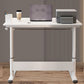 Bureau d'écriture de dortoir moderne Base de bureau en forme de t-forme en T bureau blanc