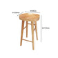 Contemporary Rectangle Bar Table Set 1/2/4/7 Pcs Solid Wood Bar Table and Bar Stools Clearhalo 'Bar Furniture' 'furn' 'furn_home_bar_bar_sets' 'Furniture' 'Home Bars & Bar Sets' 'home_bar_bar_sets' 'Kitchen & Dining Furniture' 1200x1200_ab02cac6-cfea-47d8-8008-97812423094d