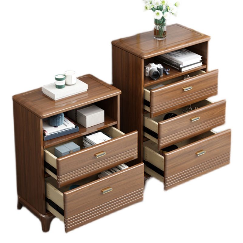 Mid-Century Modern Chest Straight Legs Side Cabinet with Drawer