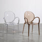 Modern Simple Arm Chair Plastic Base Stackable Dining Chair for Kitchen Clearhalo 'Dining Chairs' 'Dining Tables & Seating' 'dining_chair' 'furn' 'furn_dining_chair' 'Furniture' 'Kitchen & Dining Furniture' 1200x1200_ab0f09b6-1ac8-423b-90fb-c59ea6c1ec07