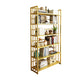 Libreria in metallo moderno libreria Etagere con retro aperto 70 "H x 19,7" W