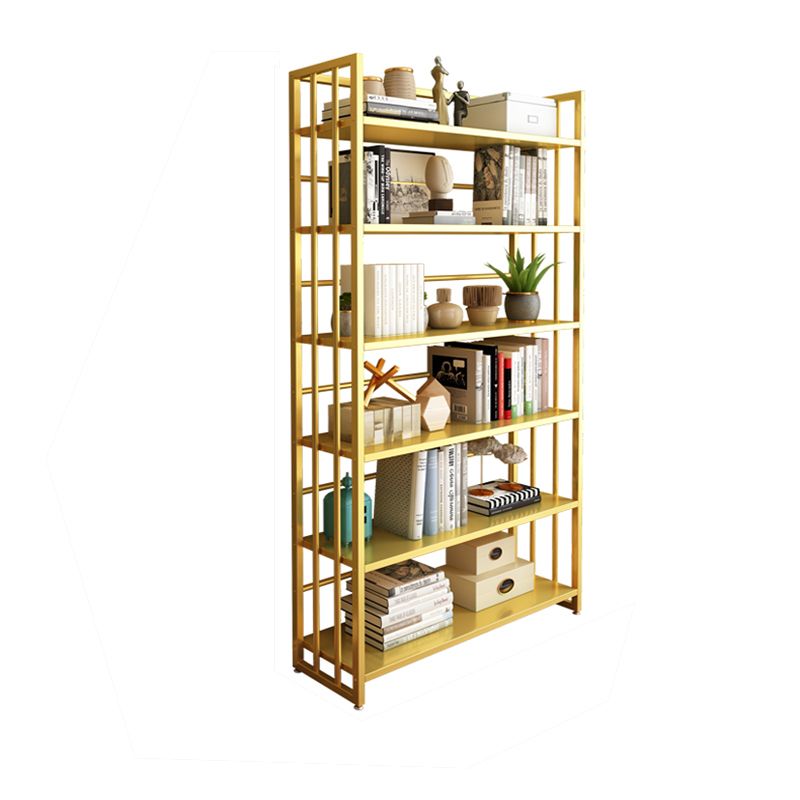 Libreria in metallo moderno libreria Etagere con retro aperto 70 "H x 19,7" W