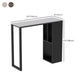 Contemporary Bar Table Bar Height Rectangle Pub Table for Home