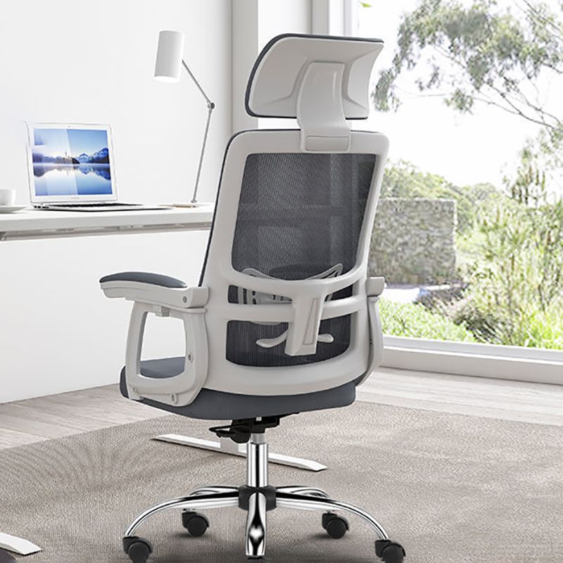 Mesh High Back Office Stuhl für zeitgenössische ergonomische Waffenstuhl mit Kopfstütze