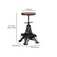 Industrial Black Iron Counter Stools Backless Indoor Bar Stool with Round Seat Clearhalo 'Bar Furniture' 'Bar Stools' 'bar_stools' 'furniture_bar_stools' 'Kitchen & Dining Furniture' 'kitchen&dining_furn' 'kitchen' 'kitchen_furn' Furniture' 1200x1200_ab1262e2-32c8-4e98-b611-3b3926bffa98