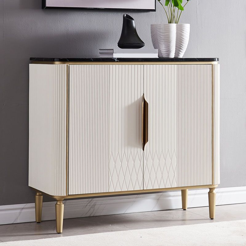 Glam Buffet Server Marble Dining Server con porte per sala da pranzo