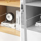 Contemporary Standard Book Shelf Engineered Wood Open Bookcase