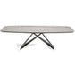 Rectangle Dining Table Industrial Stone Top Dining Table with Stainless Steel Base Clearhalo 'Dining Tables & Seating' 'Dining Tables' 'dining_table' 'furn' 'furn_dining_table' 'Furniture' 'furniture_dining_table' 'Kitchen & Dining Furniture' 'kitchen' 'kitchen_dining_table' 1200x1200_ab182c5d-6f97-4158-bfef-10258cc07e6e