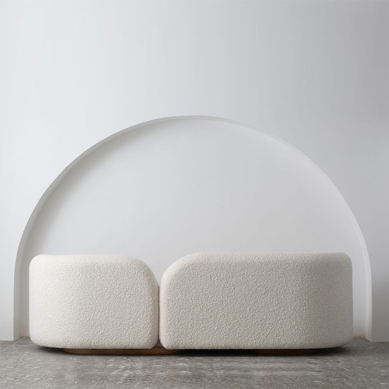 Canapé moderne blanc pour salon