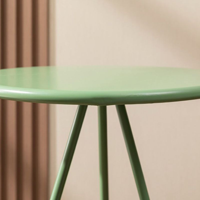 メタルホワイト/グリーン/ブラック/ゴールド3脚ベースデザインラウンドコーヒーテーブル