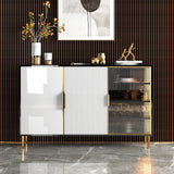 Contemporary Stone Sideboard Dining Room Adjustable Shelves Sideboard Clearhalo 'buffet_sideboard' 'Buffets & Sideboards' 'furn' 'furn_buffet_sideboard' 'Furniture' 'furniture_buffet_sideboard' 'Kitchen & Dining Furniture' 1200x1200_ab1e19c1-aca2-4659-a98e-0ae27c795bc9