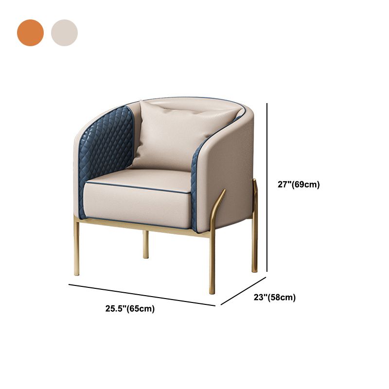 Modernes 22,83 "Breitsofa Kunstledertuxedo Arm Sofa für Wohnzimmer