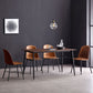 Modern Armless Dining Chairs Solid Back Dining Side Chair with Black Legs (Set of 2) Clearhalo ' kitchen&dining_furn' 'Dining Chairs' 'Dining Tables & Seating' 'dining_chair' 'furn' 'furn_dining_chair' 'Furniture' 'furniture_dining_chair' 'Kitchen & Dining Furniture' 'kitchen' 1200x1200_ab2078f8-3558-4b83-94f3-ae840b52681e