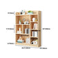 Scandinavian Natural Standard Bookshelf Pine Wood Vertical Bookcase Clearhalo 'Bookcases' 'furn' 'furn_bookcases' 'Furniture' 'furniture_bookcases' 'Office Furniture' 1200x1200_ab20d40b-6cb3-401b-9d84-e2c72d1d1d2d