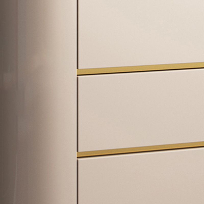 Glam Sideboard Buffet 3 Drawers and 2 Doors Adjustable Shelving Buffet Sideboard Clearhalo 'buffet_sideboard' 'Buffets & Sideboards' 'furn' 'furn_buffet_sideboard' 'Furniture' 'Kitchen & Dining Furniture' 1200x1200_ab21c7d1-d0f6-4dca-b5c0-295ed23c7b52