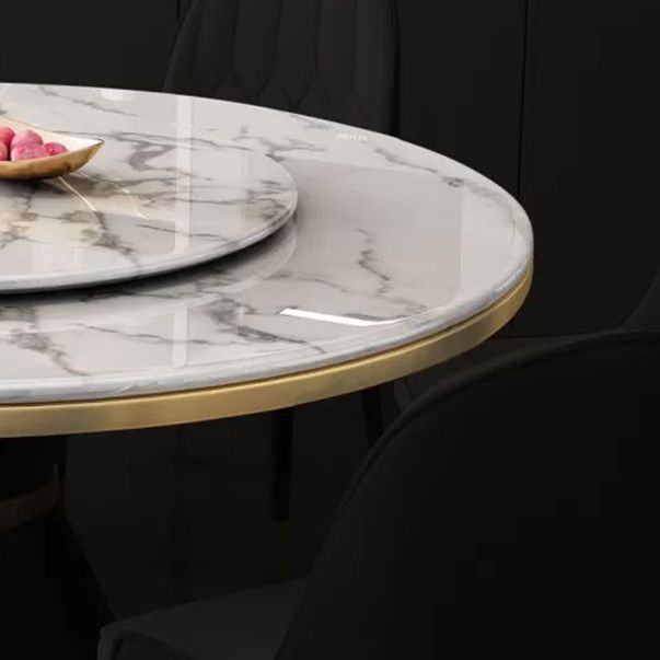 Muebles de mármol glam 5/7/9/11 altura estándar muebles de comedor para el hogar