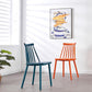 Contemporary Plastic Dining Chair Slat Back Side Chair in Matte Finish for Home Clearhalo 'Dining Chairs' 'Dining Tables & Seating' 'dining_chair' 'furn' 'furn_dining_chair' 'Furniture' 'Kitchen & Dining Furniture' 1200x1200_ab249545-b574-4db2-985d-a52174f72088