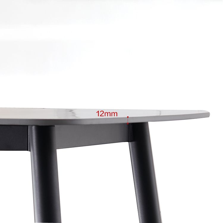 Modern Sintered Stone Dining Table Set 1/4/5/7 Pieces Dining Set for Home Clearhalo 'Dining Room Sets' 'Dining Tables & Seating' 'dining_room_set' 'furn' 'furn_dining_room_set' 'Furniture' 'furniture_dining_room_set' 'Kitchen & Dining Furniture' 1200x1200_ab253982-240c-4ace-824e-8845cd16acde