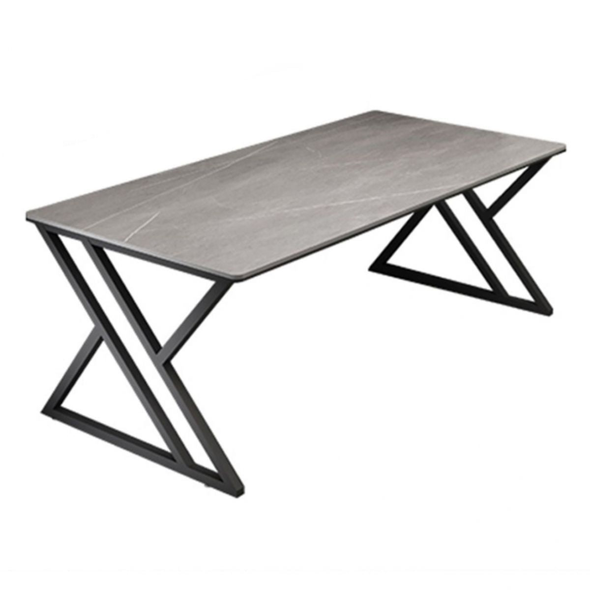 Contemporary Gaming Desk Rectangular Office Desk with Metal Legs Clearhalo 'furn' 'furn_office_desk' 'Furniture' 'Office Desks' 'Office Furniture' 'office_desk' 1200x1200_ab25795b-1a1d-478d-a0d6-2bc817a4b6ca