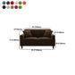 Contemporary Cushions Square Arm Living Room Stationary Seating