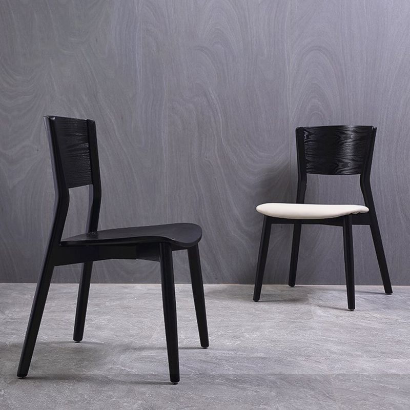 Industrial Style Open Back Dining Side Chair Wood Side Dining Chairs for Kitchen Clearhalo ' kitchen&dining_furn' 'Dining Chairs' 'Dining Tables & Seating' 'dining_chair' 'furn' 'furn_dining_chair' 'Furniture' 'furniture_dining_chair' 'Kitchen & Dining Furniture' 'kitchen' 1200x1200_ab264570-7ced-4e3a-8f4d-51c97fa2d04f