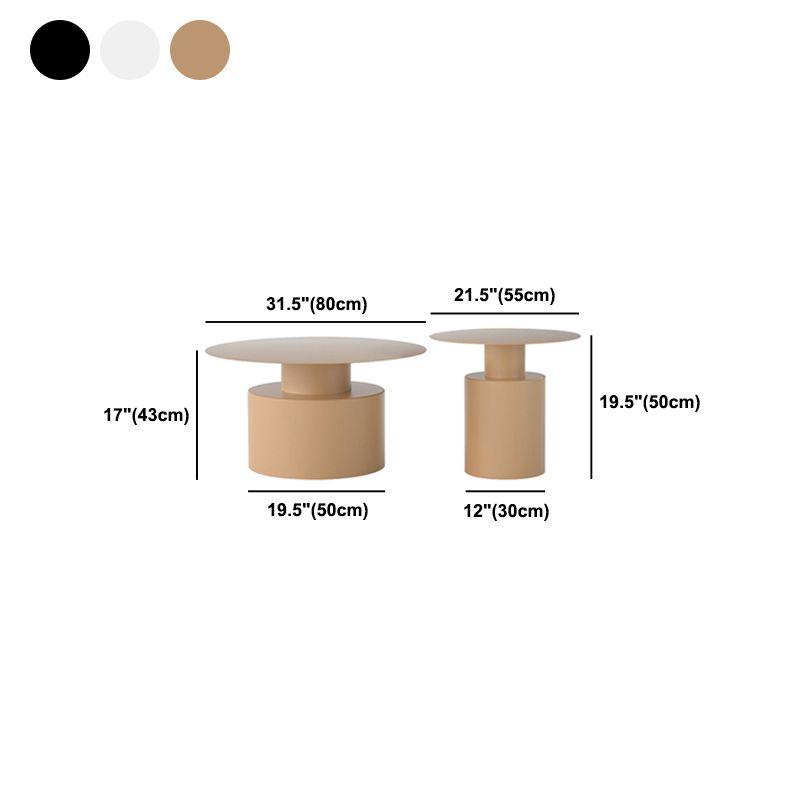 Tavolino moderno top top moderno di metà secolo Tavolo da cocktail di piedistallo