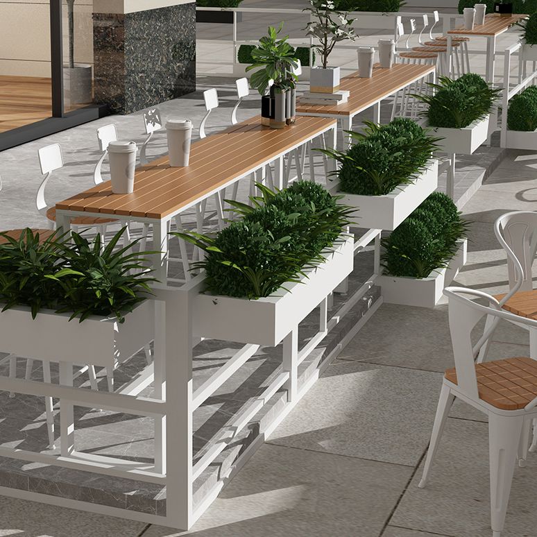 Modern Rectangle Table Dining Bar Counter Table for Kitchen with Metal Legs Clearhalo 'Bar Furniture' 'Bar Tables' 'bar_tables' 'furn' 'furn_bar_tables' 'Furniture' 'furniture_bar_tables' 'Kitchen & Dining Furniture' 1200x1200_ab2aaea0-6a04-477b-b383-580107720285