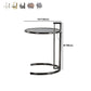 Lift-top Coffee Table Glass with Round Top and Stainless Steel Base Clearhalo 'Coffee & Accent Tables' 'Coffee Tables' 'coffee_tables' 'furn' 'furn_coffee_tables' 'Furniture' 'Living Room Furniture' 1200x1200_ab2bb5c8-bc47-4809-bc55-326de9940b5d