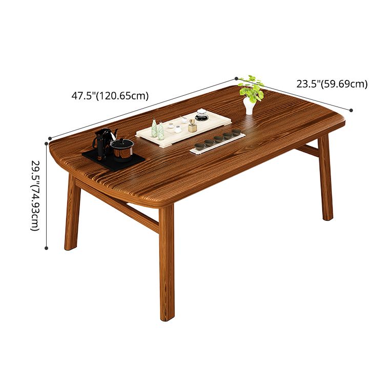 Contemporary Style Traditional Height Dining Set with Rectangle Shape Table and 4 Legs Base Clearhalo 'Dining Room Sets' 'Dining Tables & Seating' 'dining_room_set' 'furn' 'furn_dining_room_set' 'Furniture' 'furniture_dining_room_set' 'Kitchen & Dining Furniture' 'kitchen&dining_furn' 'kitchen' 1200x1200_ab2cb308-0949-412d-8b64-742e8fdae9ff