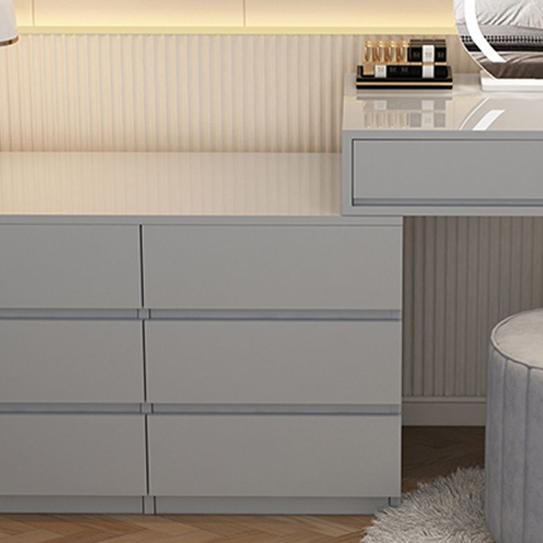 Hedendaagse eenvoudige make -up van ijdelheid Make -upkapida met opbergladen