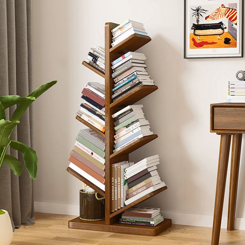 Modern Wood Bookshelf Geometric Vertical Open Shelf Bookcase Clearhalo 'Bookcases' 'furn' 'furn_bookcases' 'Furniture' 'Office Furniture' 1200x1200_ab3004ea-a4d0-4fbf-88fa-564ad2f6b954
