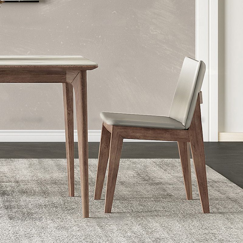 Traditionele stijl stoel houten vaste achterste eetkamerstoel voor eetkamer