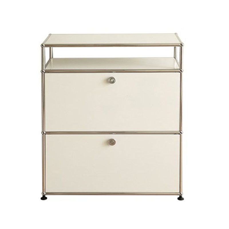 Moderno server da pranzo in metallo server con porte per soggiorno