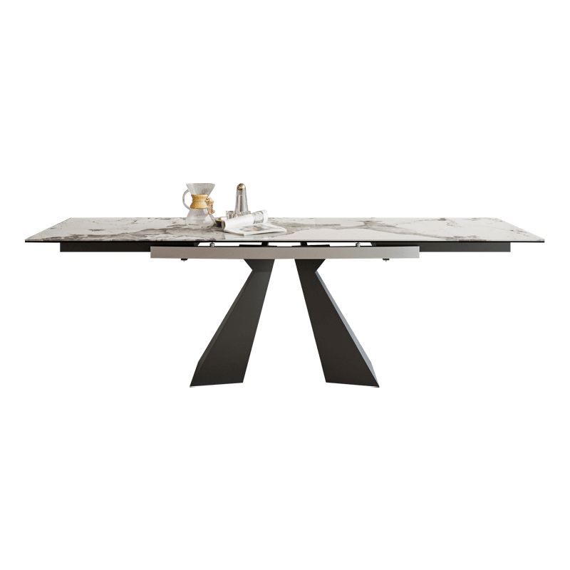 Contemporary 1/4/5/7 Pieces Dining Set Rectangle Dining Table Set Clearhalo 'Dining Room Sets' 'Dining Tables & Seating' 'dining_room_set' 'furn' 'furn_dining_room_set' 'Furniture' 'furniture_dining_room_set' 'Kitchen & Dining Furniture' 'kitchen&dining_furn' 'kitchen' 1200x1200_ab32a918-3280-4925-abed-5b90b02056fa