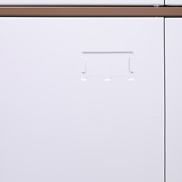 Armadio del guardaroba incernierato con armadio in acciaio industriale di blocco