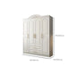 French Country Wardrobe Armoire White Wooden Wardrobe Cabinet Clearhalo 'Armoires & Wardrobes' 'armoires_wardrobes' 'Bedroom Furniture' 'furn' 'furn_armoires_wardrobes' 'Furniture' 1200x1200_ab334c75-2248-429c-a96b-ae32dd8db8f4