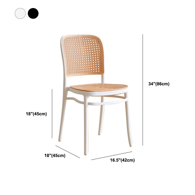 Scandinavian Stackable Bar Stool Plastic Armless Bar Stool for Living Room Clearhalo 'Bar Furniture' 'Bar Stools' 'bar_stools' 'furn' 'furn_bar_stools' 'Furniture' 'Kitchen & Dining Furniture' 1200x1200_ab3376bc-fcef-41d0-a764-fb6c85fb9221